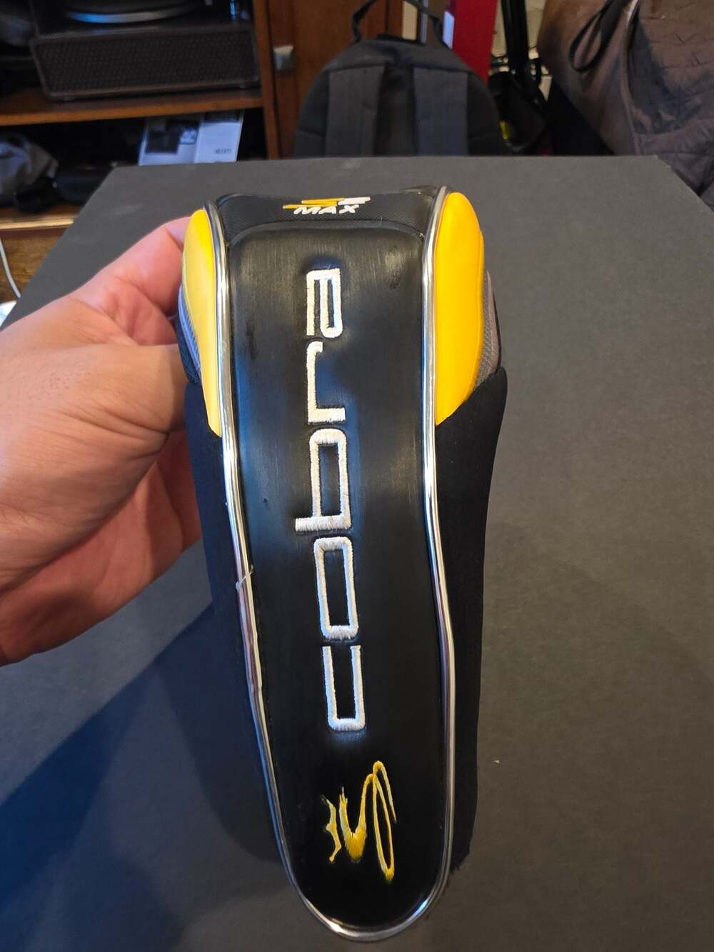 Cobra S2 Max 5 Hybrid Headcover Yellow Black Golf Club Cover